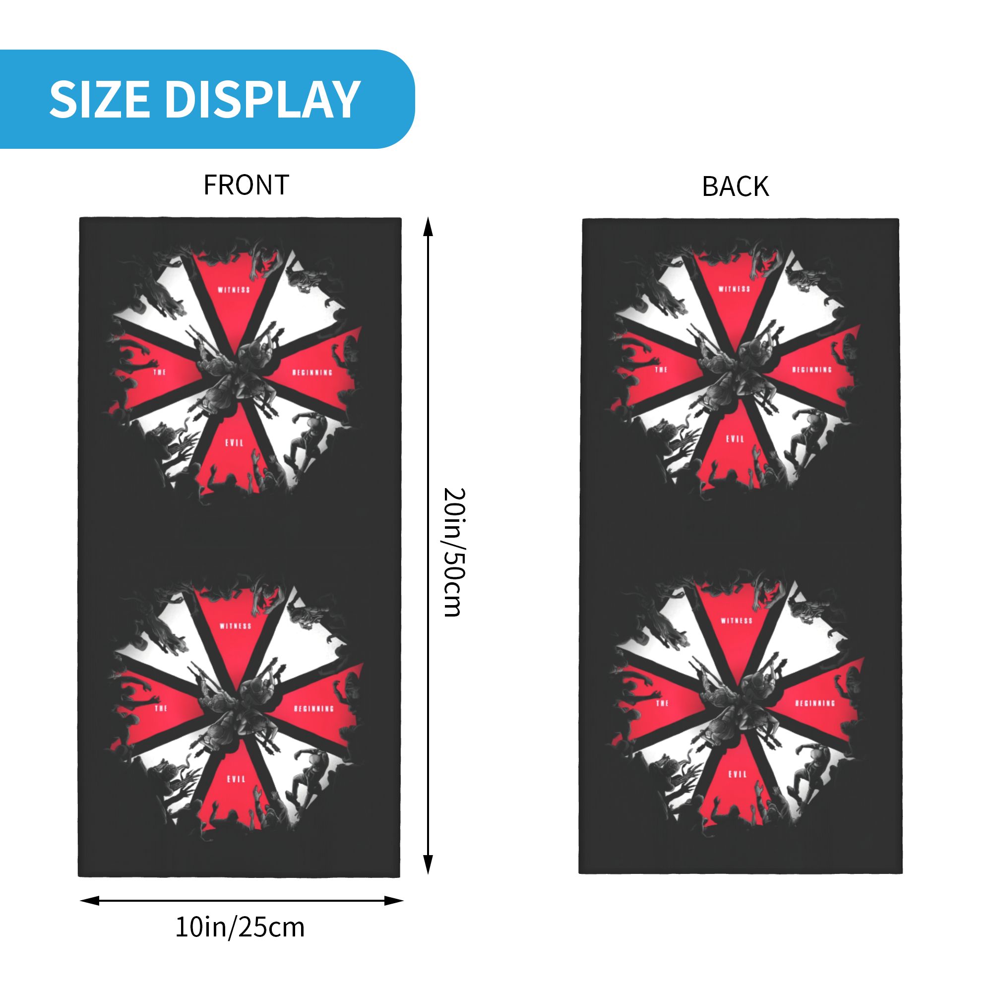 Umbrellas Corporations Residen - đánh giá và giá Neck Gaiter Face Cover