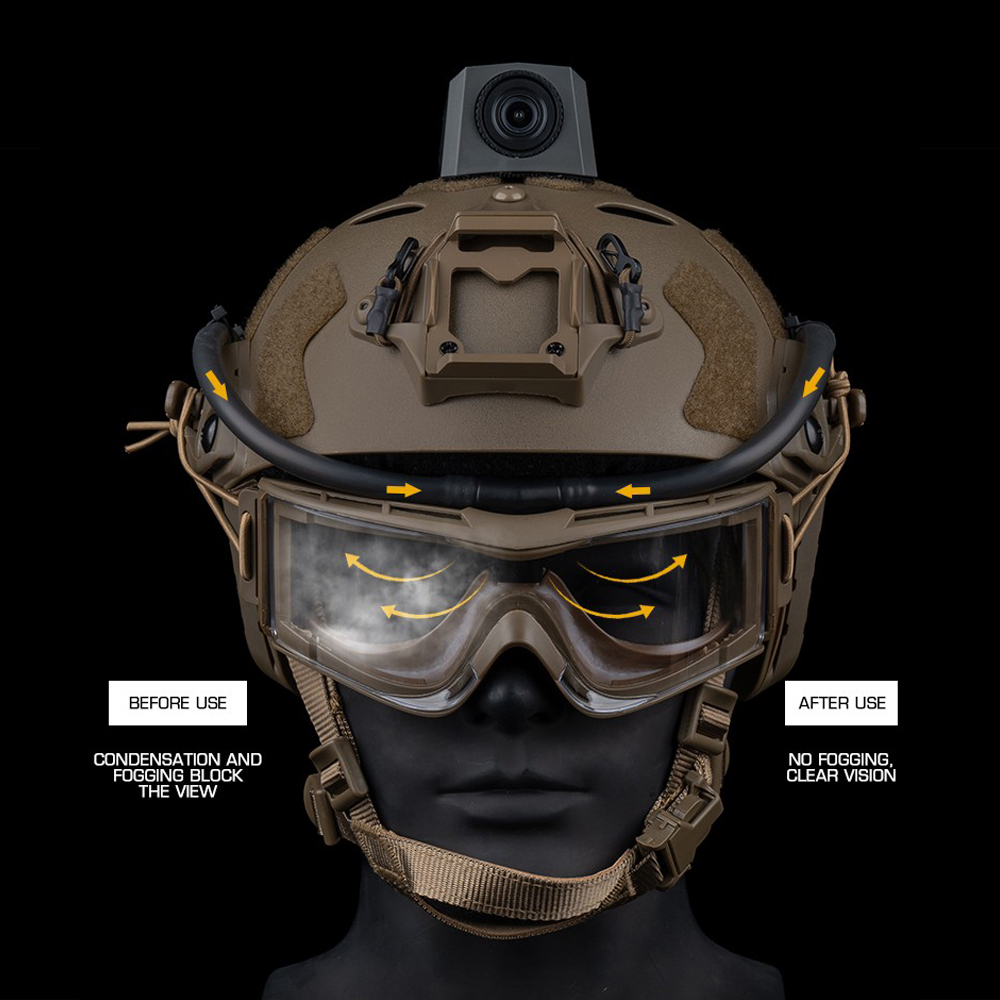 Tactical Goggles Defogger Defo - đánh giá và giá Anti Pollution Mask
