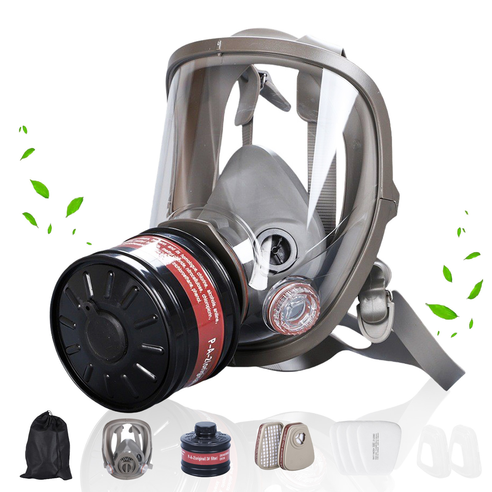 Full Face Gas Masks Survival C - đánh giá và giá Dust Mask Construction