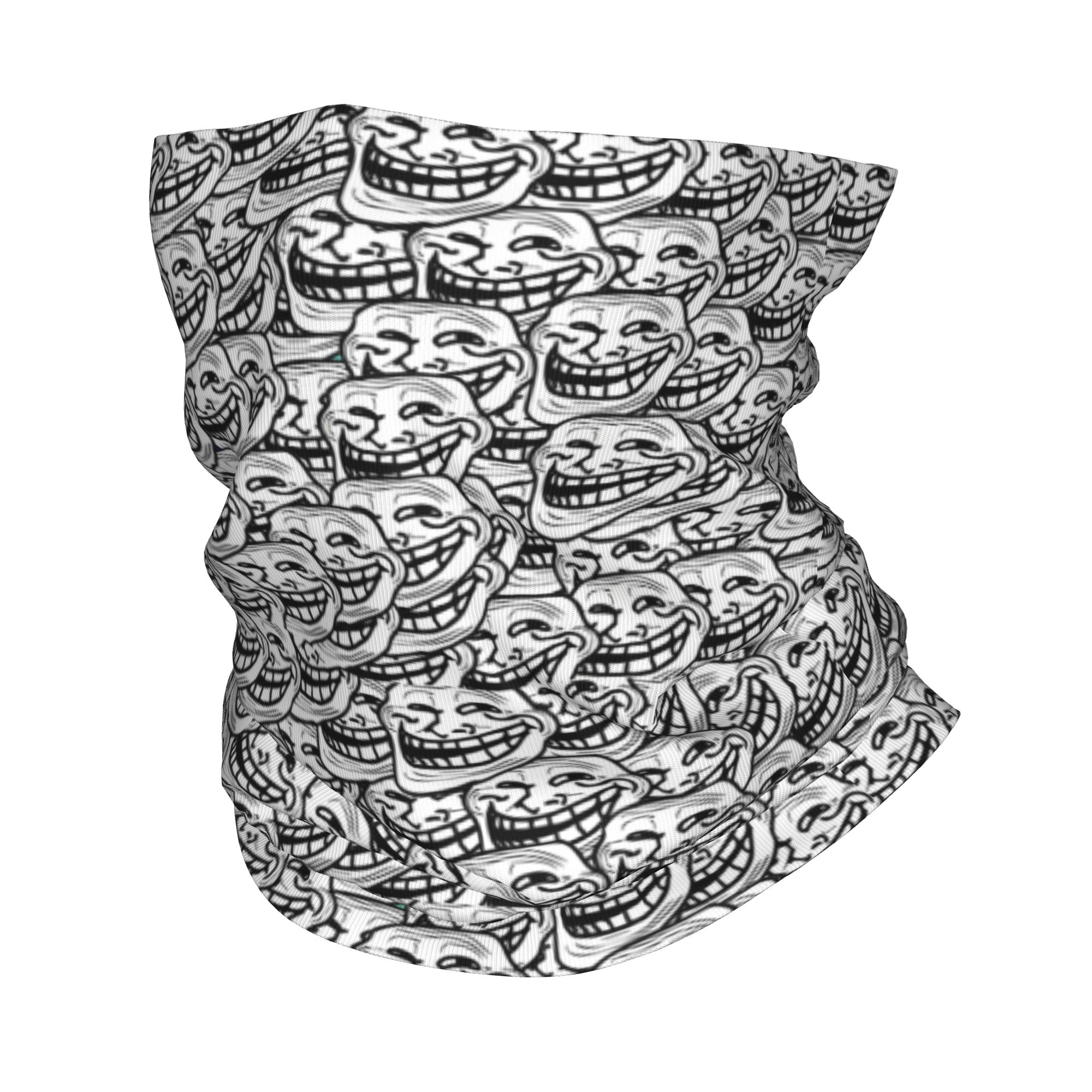 Funny Anime Troll Face Quest V - đánh giá và giá Neck Gaiter Face Cover