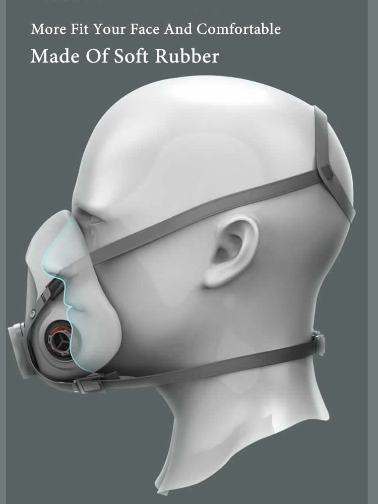 Nửa Mặt 6200 Bụi Mặt Nạ Hóa Họ - đánh giá và giá Dust Mask Construction