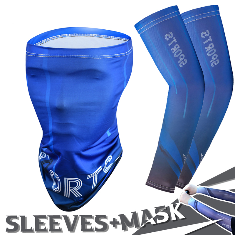 2Pcs Set Summer Ice Silk Cycli - đánh giá và giá Sports Mask Breathable