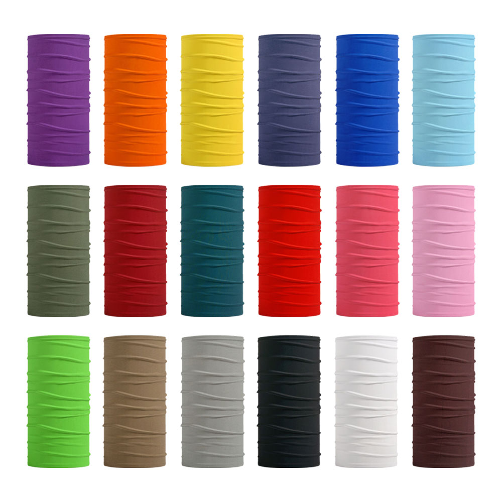 Seamless Solid Color Bandanas  - đánh giá và giá Neck Gaiter Face Cover