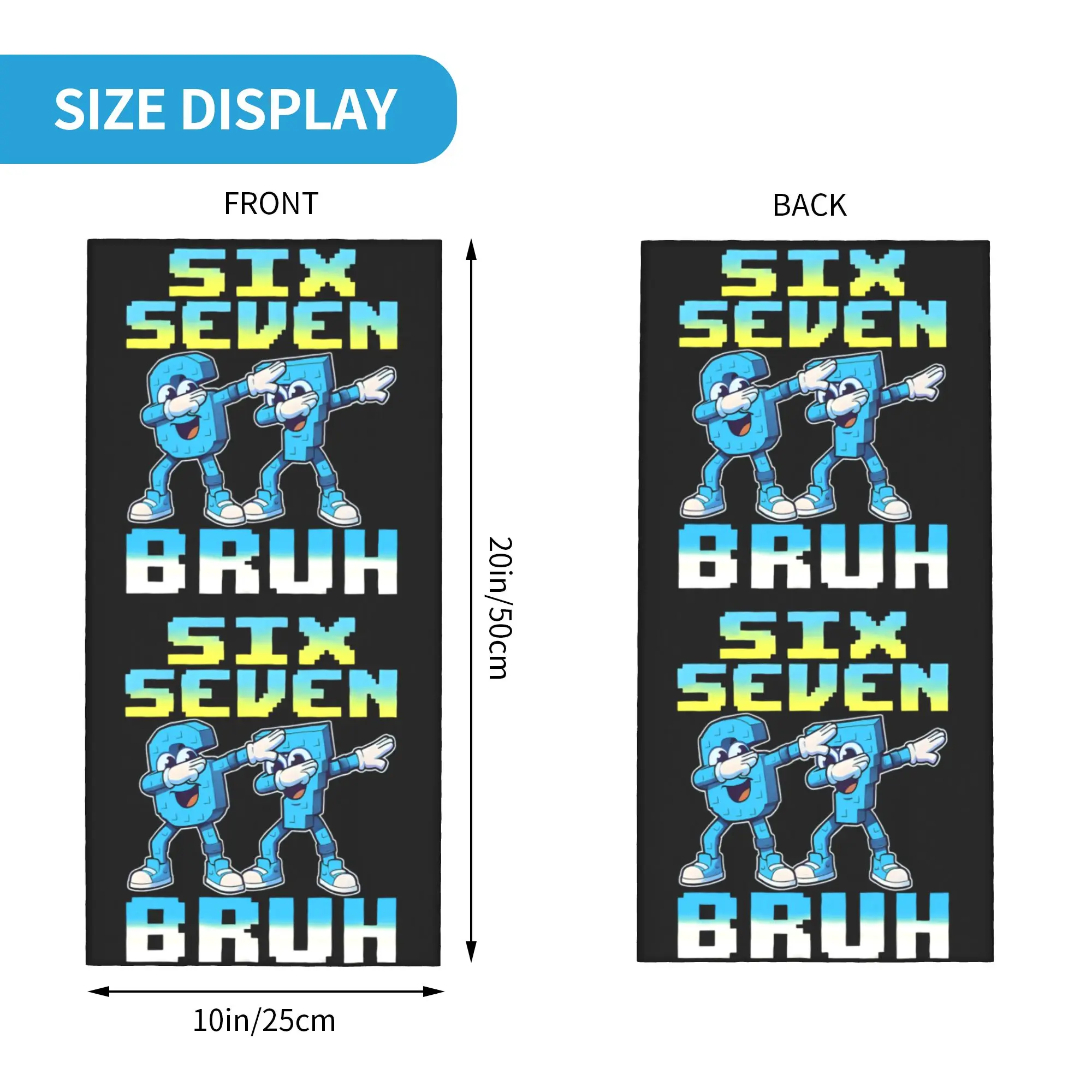 67 Six Seven Meme 6 7 Italian  - đánh giá và giá Neck Gaiter Face Cover