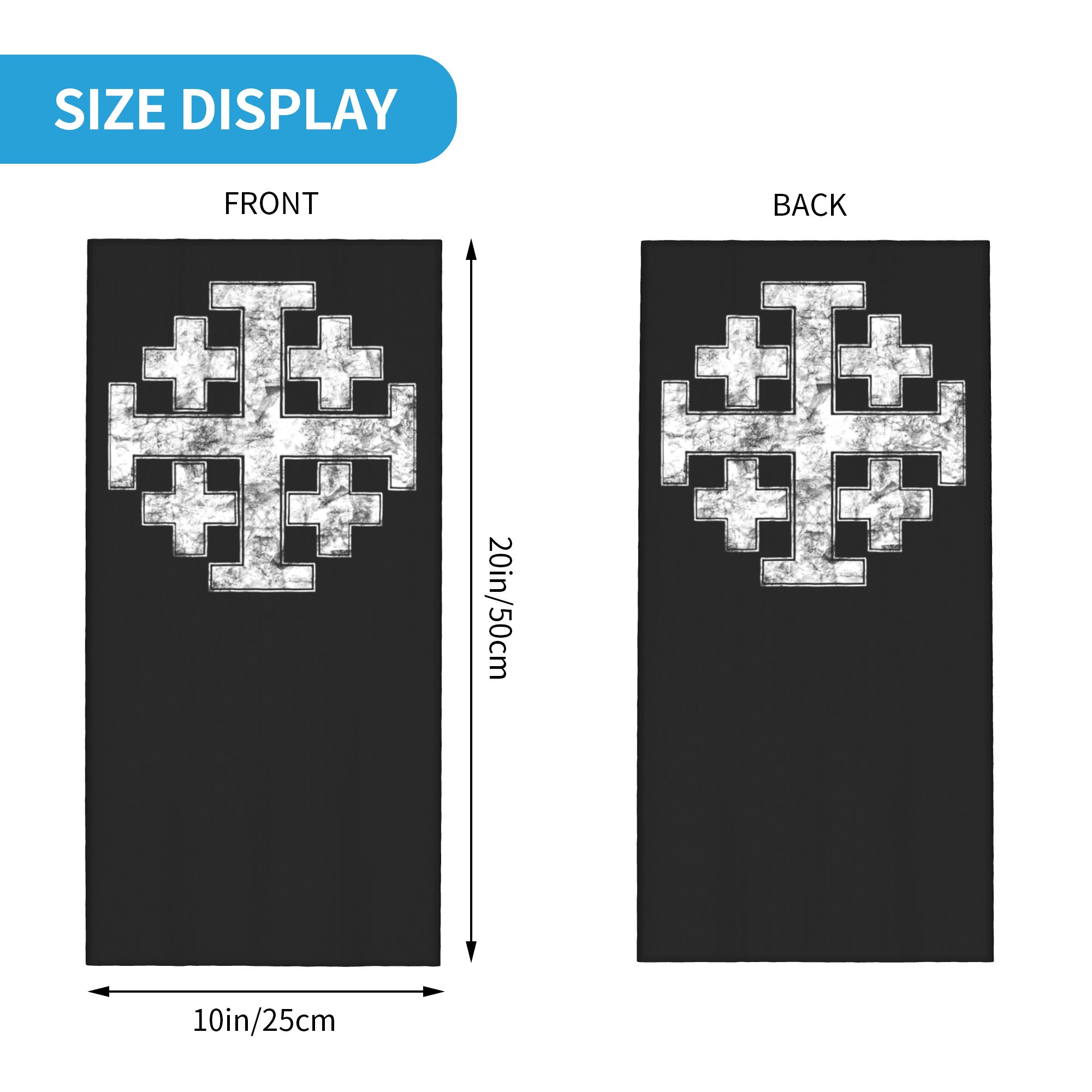 Knight Jerusalem Cross Christi - đánh giá và giá Neck Gaiter Face Cover